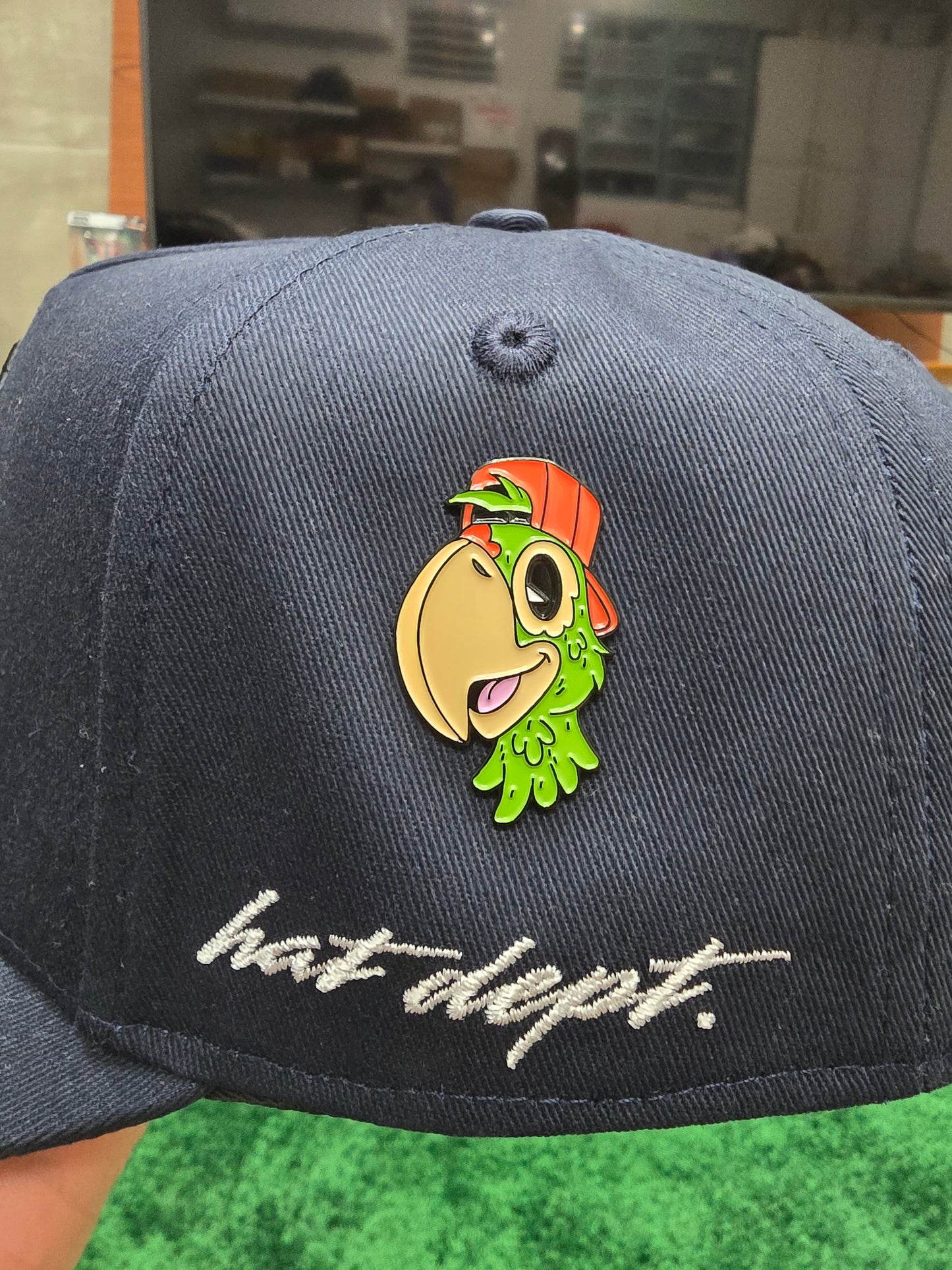 "THE HAT DEPT" PIN