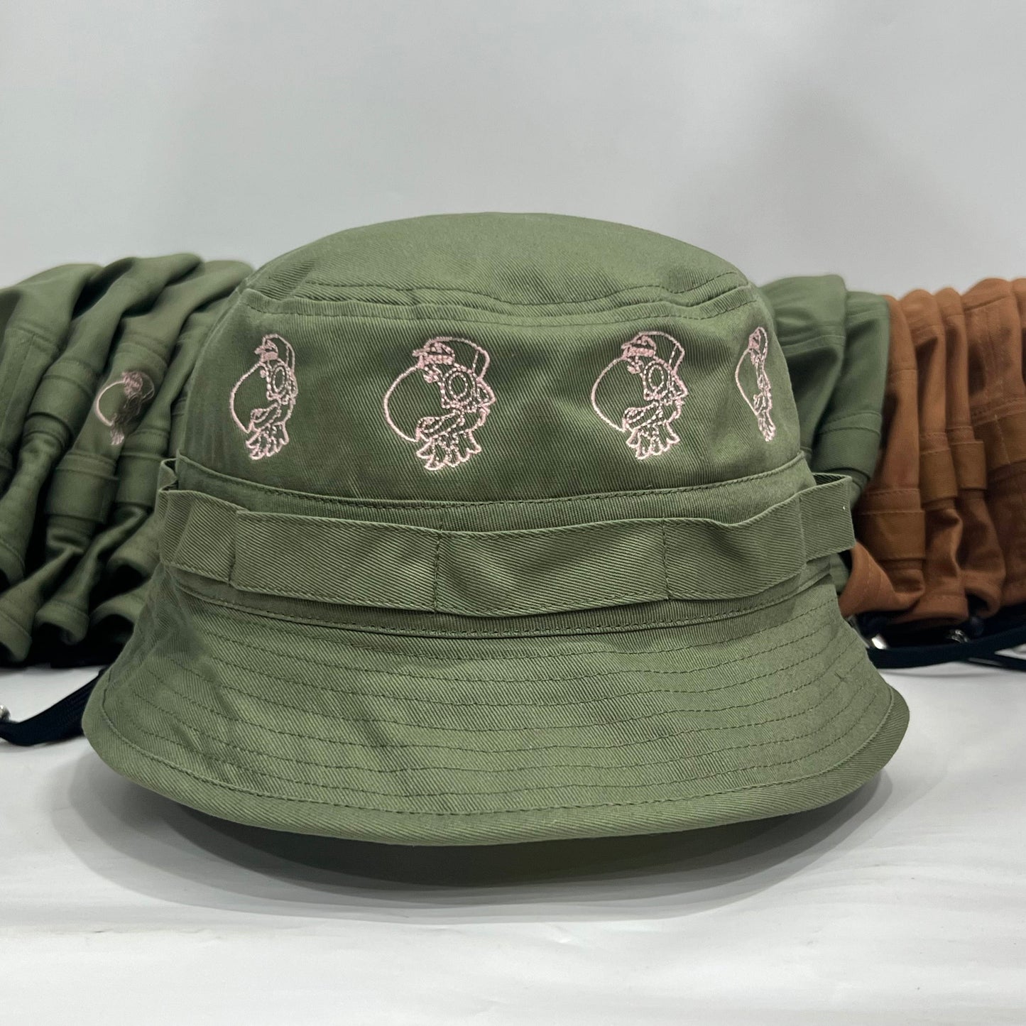 HAT DEPT. LOGO BUCKET HAT👒🦜🇵🇷