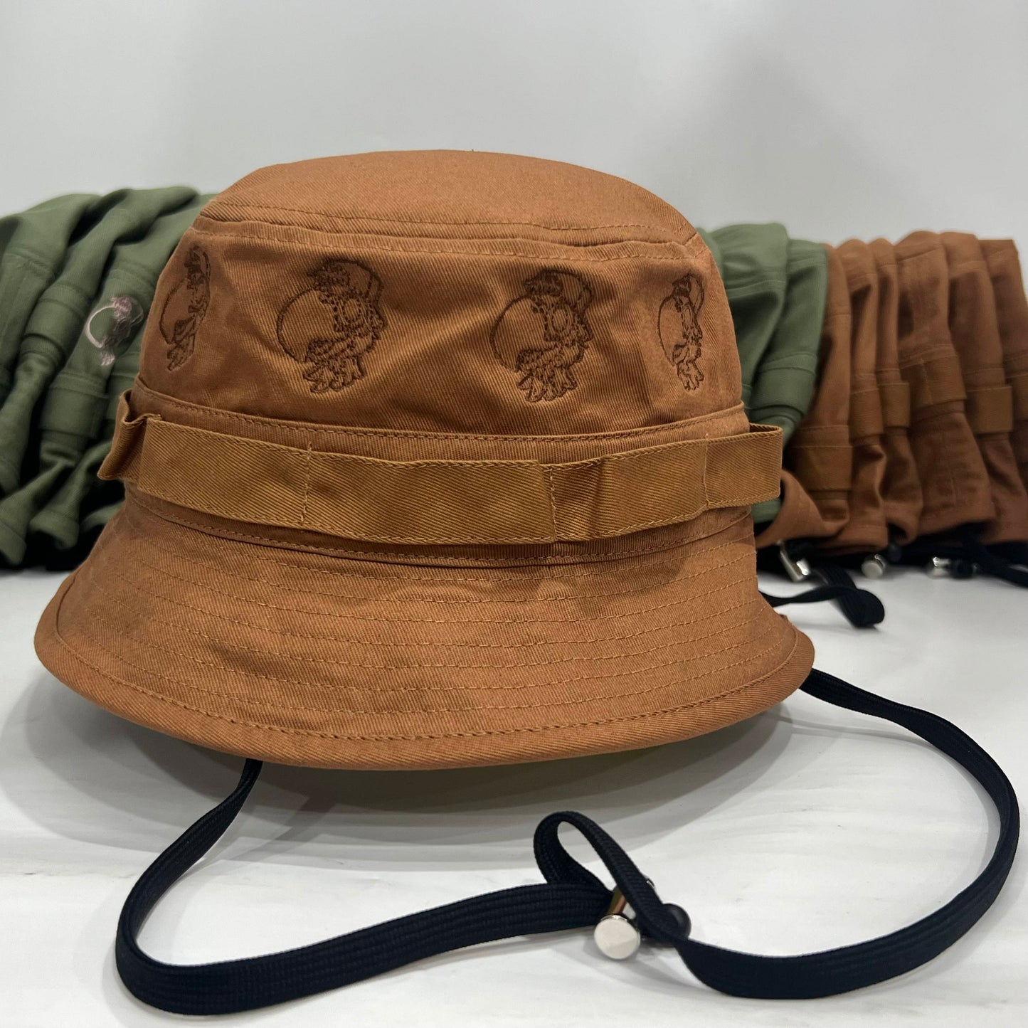 HAT DEPT. LOGO BUCKET HAT👒🦜🇵🇷