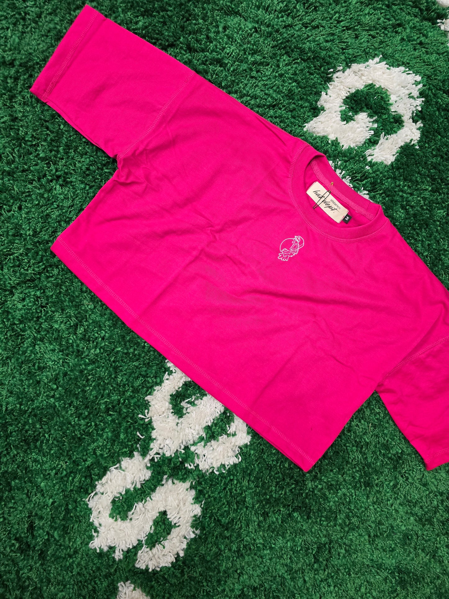 PINK oversized women crop