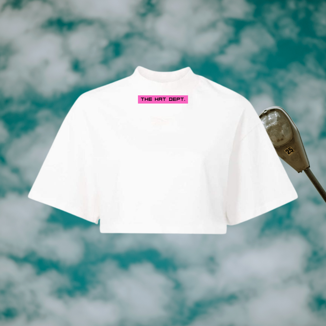 WHITE ZINFANDEL🩷 OVERSIZED CROP-TOP