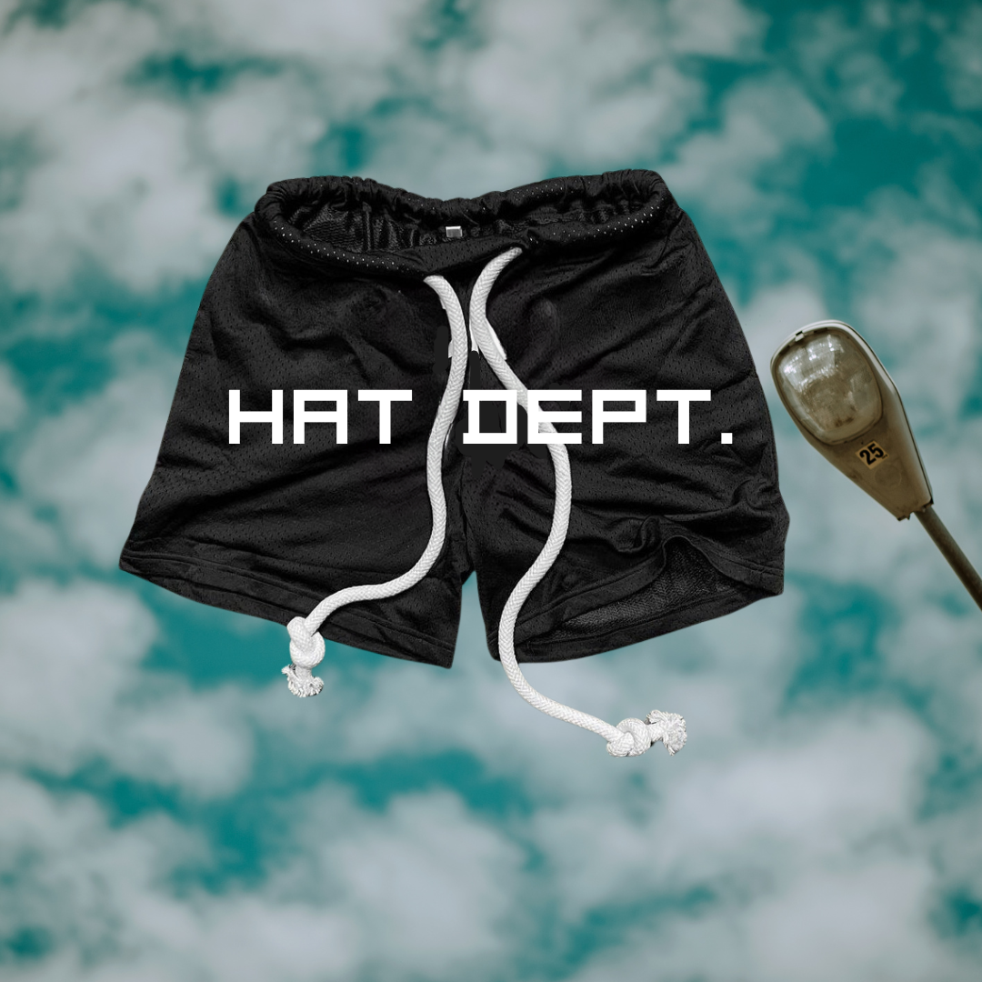 HAT DEPT. ROPE SHORTS🩳(black)